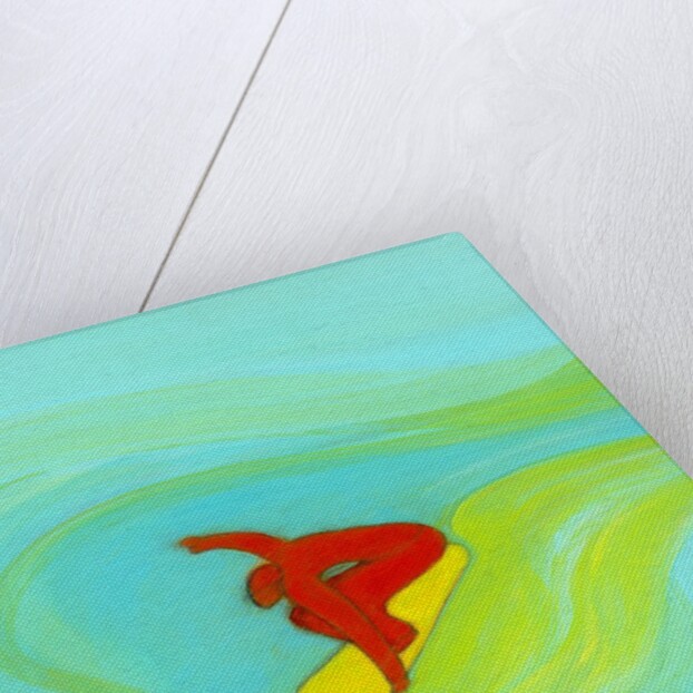 Man surfing by Anonymous