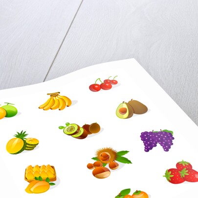 Different types of fruits by Anonymous