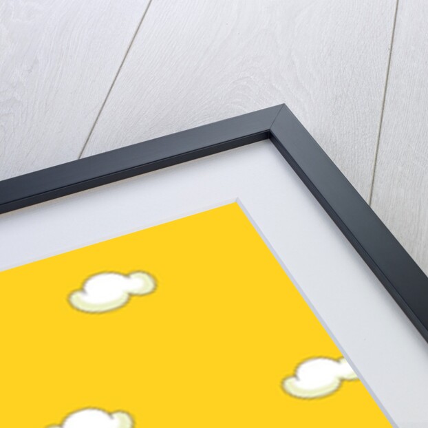 Girl holding a magnifying glass with another girl using a laptop near a giant frog by Anonymous