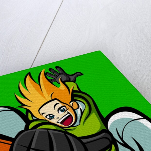 Low angle view of a man skateboarding by Anonymous