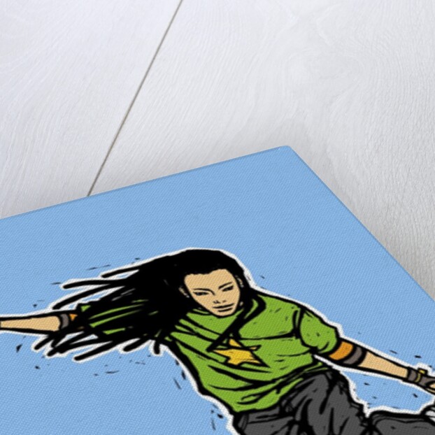 Low angle view of a man skateboarding by Anonymous