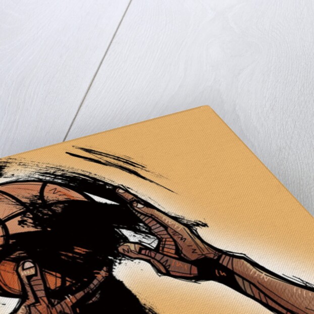 Person holding basketball by Anonymous