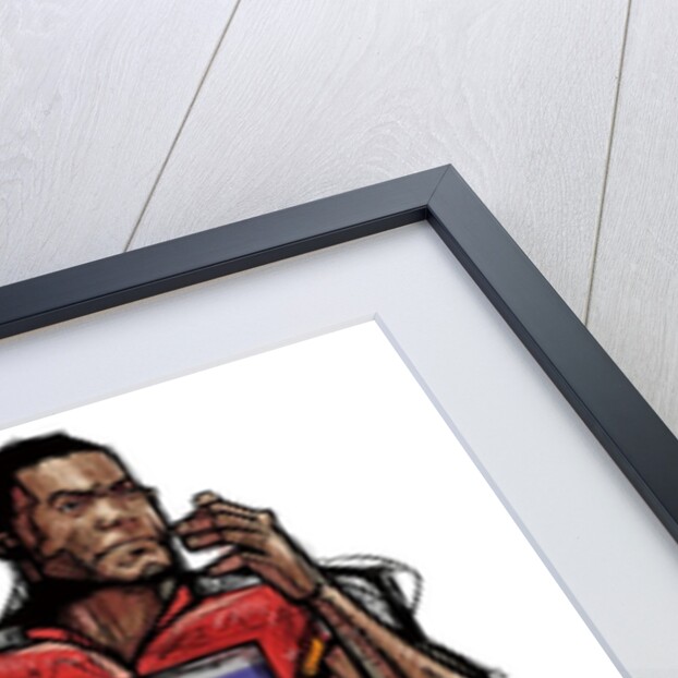 Male athlete running by Anonymous