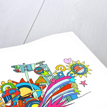 Person sitting in racecar by Anonymous