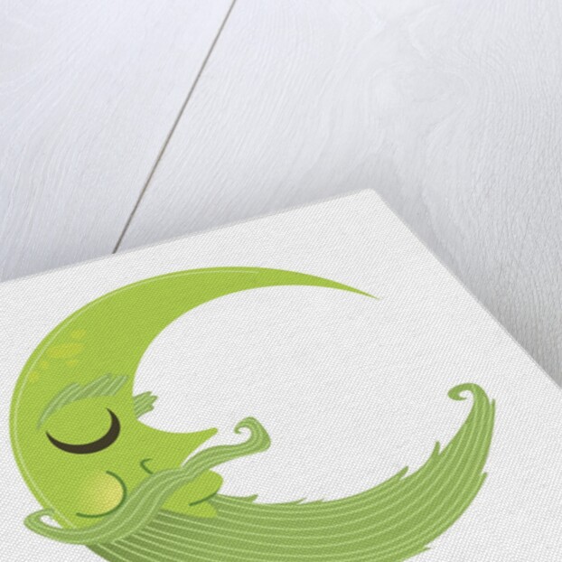 Moon Asleep by Anonymous