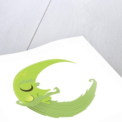 Moon Asleep by Anonymous