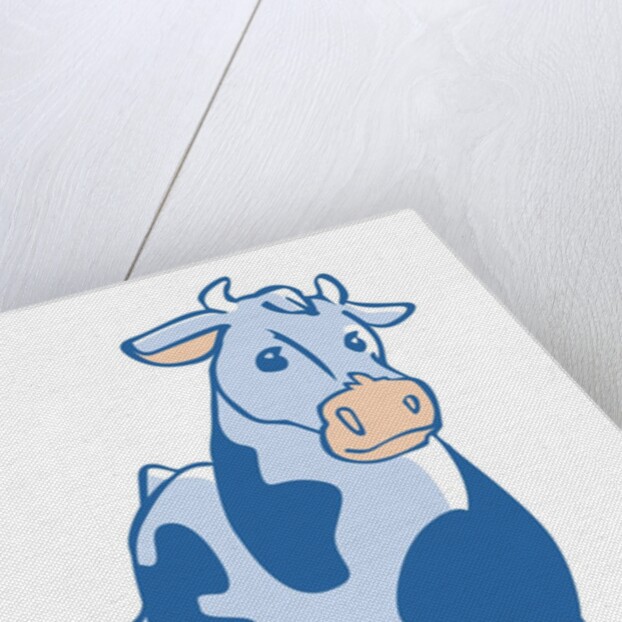 Cartoon Cow by Anonymous