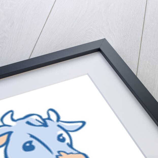 Cartoon Cow by Anonymous
