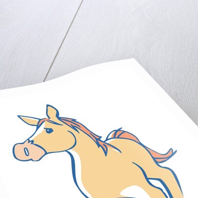 Cartoon Horse by Anonymous