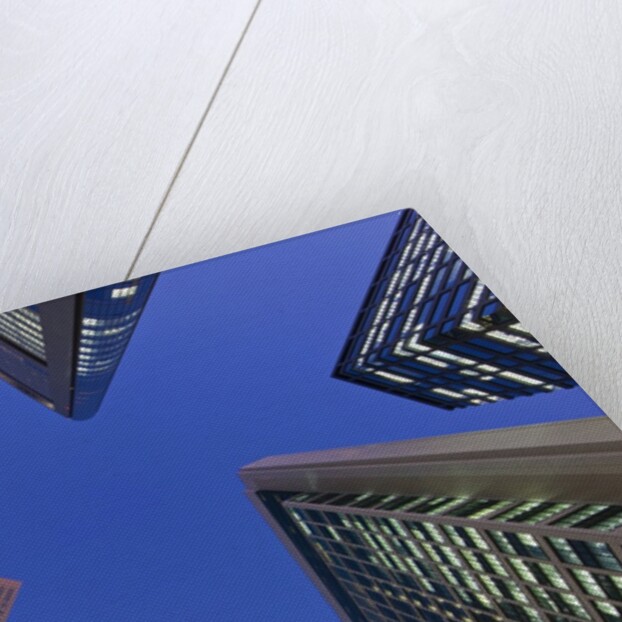 Tokyo skyscrapers at twilight by Anonymous