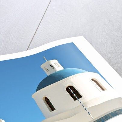 Church of Panagia of Platsani, Oia Caldera Square, Greece by Anonymous