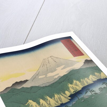 The Lake in Hakone by Ando Hiroshige