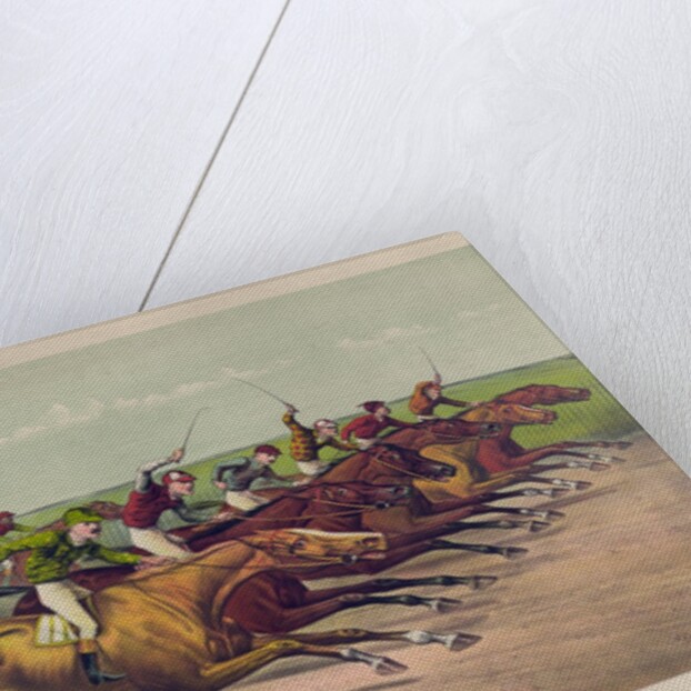 A Head and Head Finish by Currier & Ives