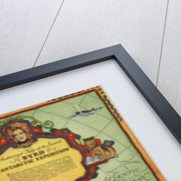 Authorized map of the Second Byrd Antarctic Expedition by Anonymous