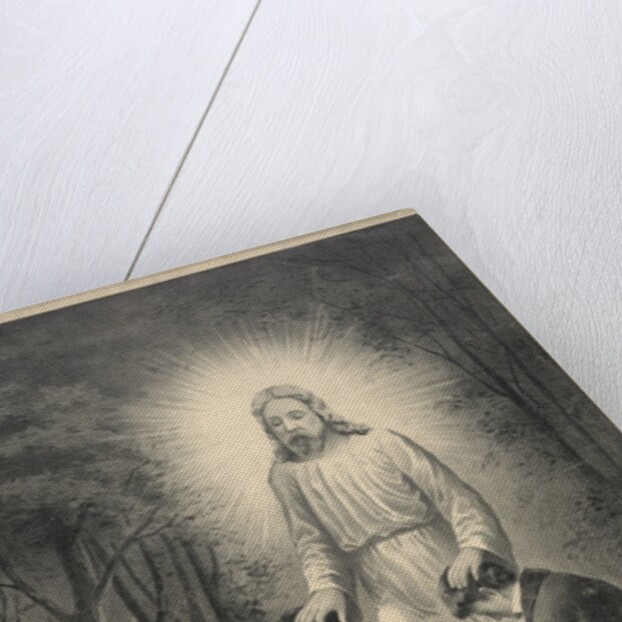 Joseph Smith, Jr. and Oliver Cowdery with John the Baptist by Anonymous