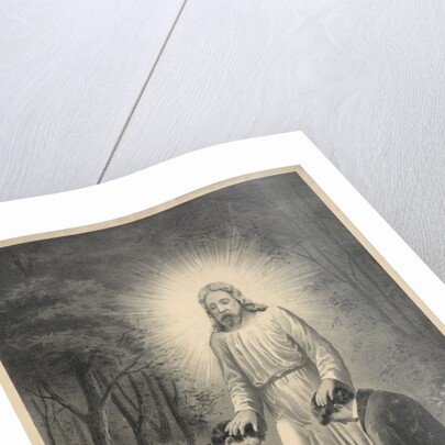 Joseph Smith, Jr. and Oliver Cowdery with John the Baptist by Anonymous