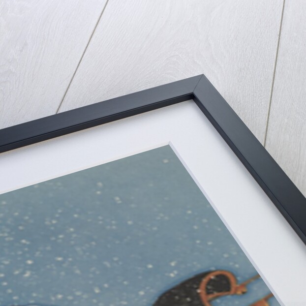 Santa Claus driving sleigh by Anonymous