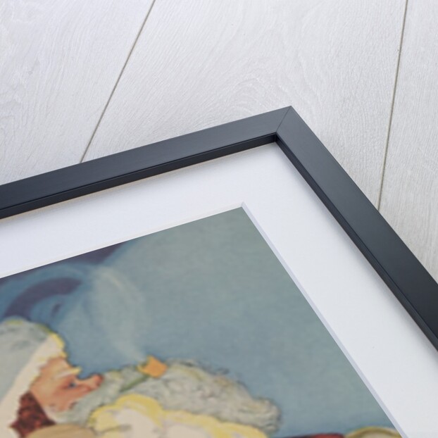 Santa Claus with bag of toys by Anonymous