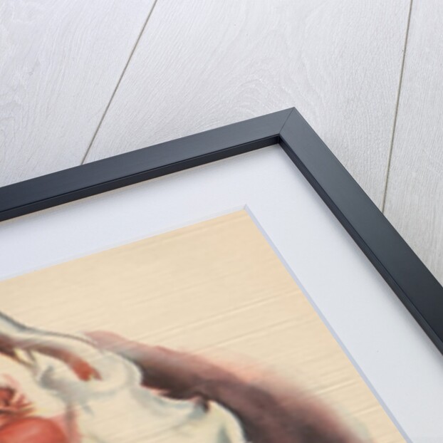 Santa Claus filling Christmas stocking by Anonymous