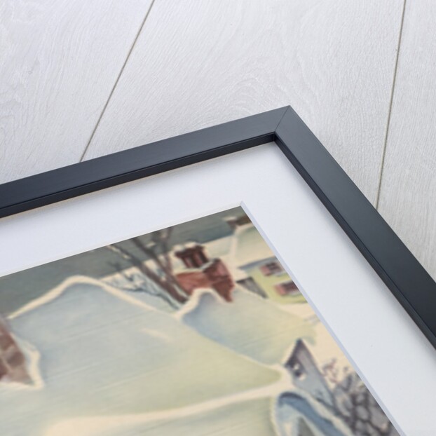 Man looking out window on Chrismas Eve by Anonymous