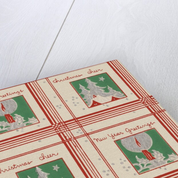 Christmas cheer and new year greetings pattern by Anonymous