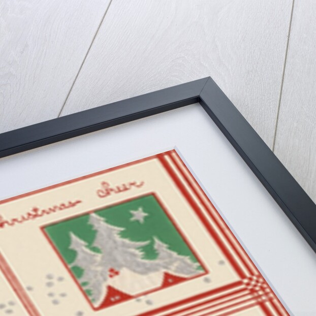 Christmas cheer and new year greetings pattern by Anonymous
