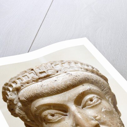 Bust of Byzantine Empreror Theodosius II by Anonymous