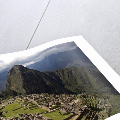 Machu Picchu ruins by Anonymous