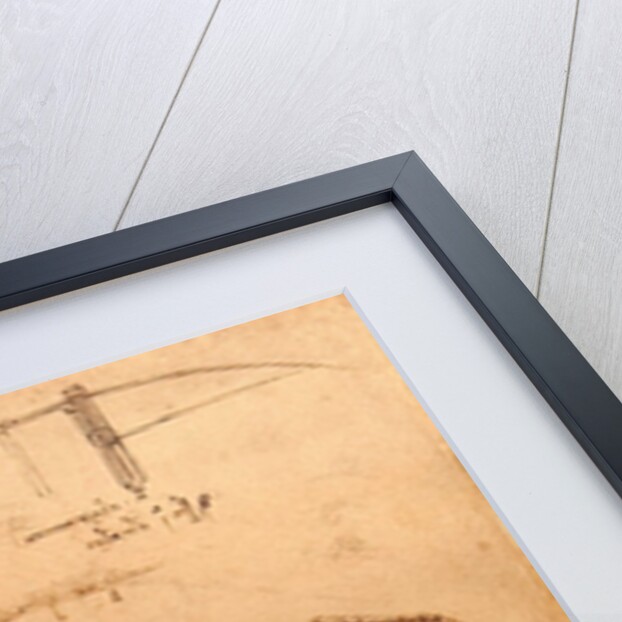 Sketch for a wing with moveable ends by Leonardo da Vinci