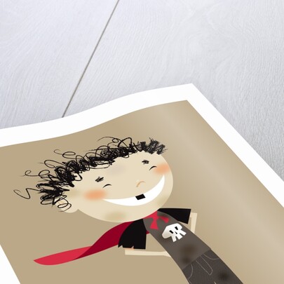 Teenage superhero by Anonymous