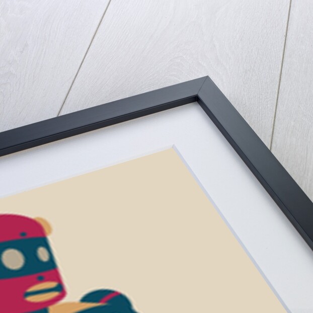 Robot playing soccer by Anonymous