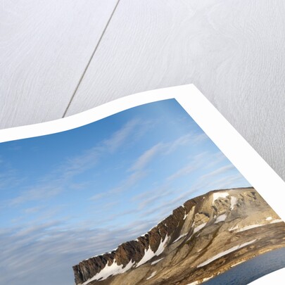 Cliffs at Cape Fanshawe, Spitsbergen Island, Svalbard, Norway by Anonymous