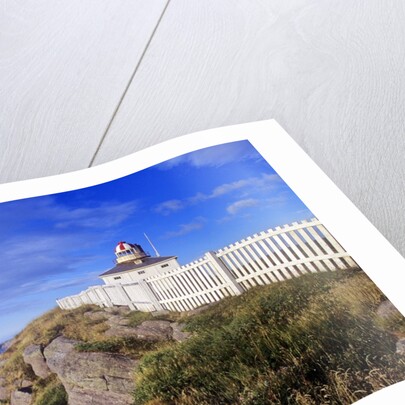 Lighthouse at Cape Spear National Historic Site, Newfoundland, Canada. by Corbis