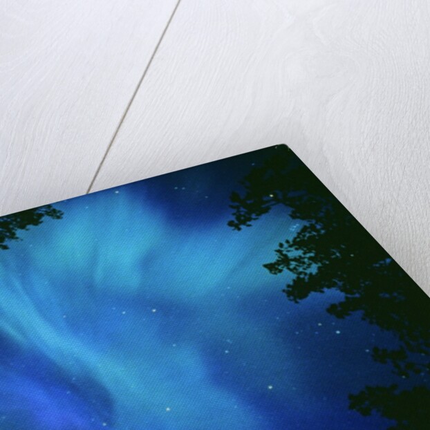 Northern Lights Or Aurora Borealis, Tilton Lake, Sudbury, Ontario, Canada. by Anonymous