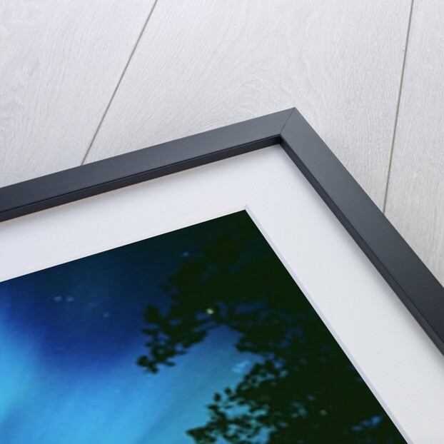 Northern Lights Or Aurora Borealis, Tilton Lake, Sudbury, Ontario, Canada. by Anonymous