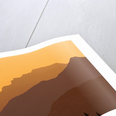 Canadian Rockies at Sunset, Banff National Park, Alberta, Canada. by Anonymous