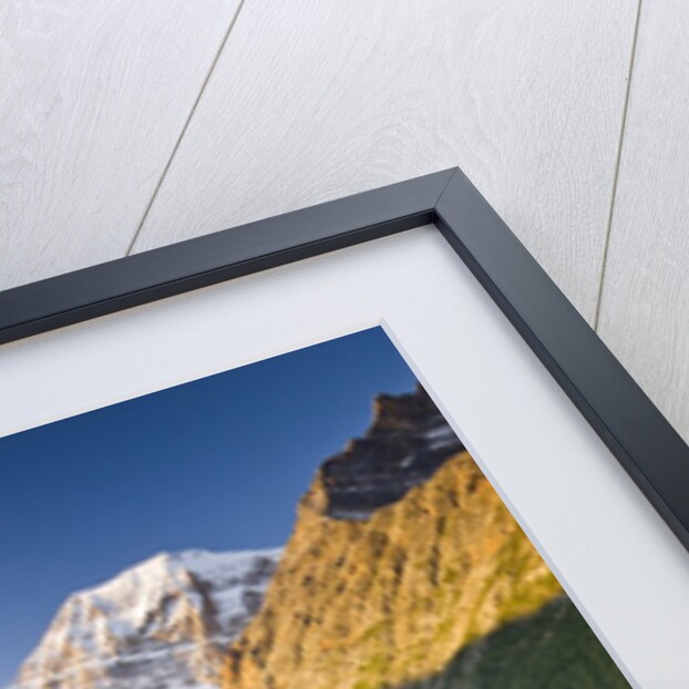 Mount Edith Cavell Reflected in Cavell Lake in Jasper National Park, Alberta, Canada. by Anonymous