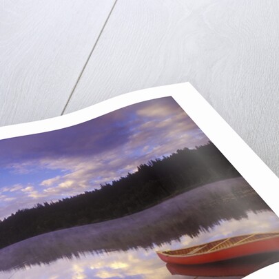 Fly-fishing at Dawn on 108 Mile Lake, British Columbia, Canada. by Anonymous