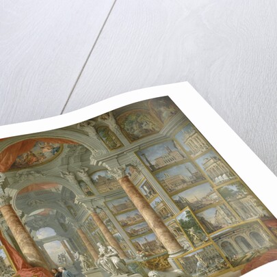 Picture Gallery with Views of Modern Rome by Giovanni Paolo Panini