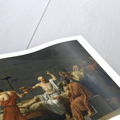 The Death of Socrates by Jacques-Louis David