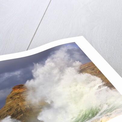 Big waves breaking on Cape Kiwanda, Oregon Coast by Anonymous