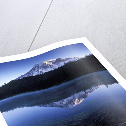 USA, Mount Rainier National Park, Morning View from Reflection Lake by Anonymous