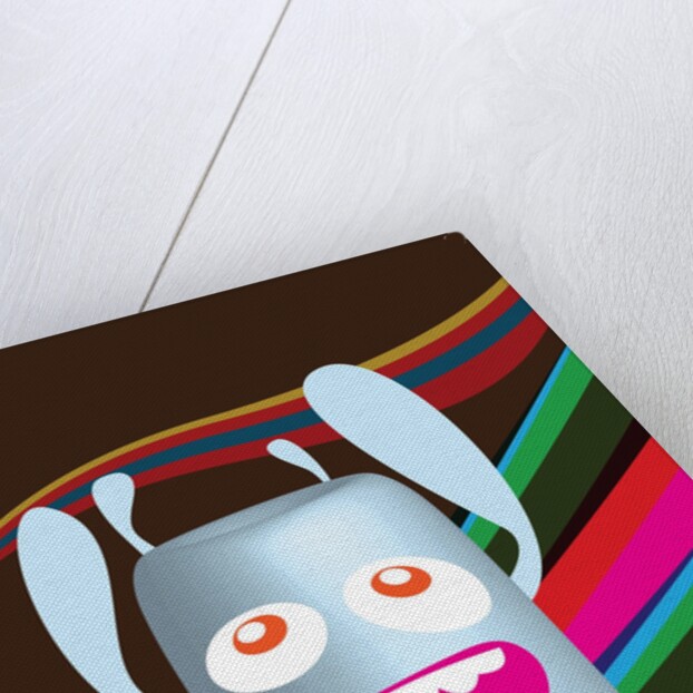 Excited robot by Anonymous