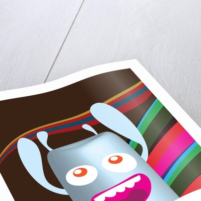 Excited robot by Anonymous