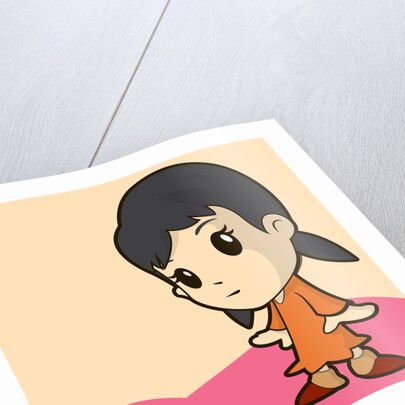 Cute little girl by Anonymous