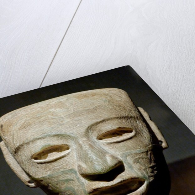 Lithic mask from Teotihuacan by Anonymous