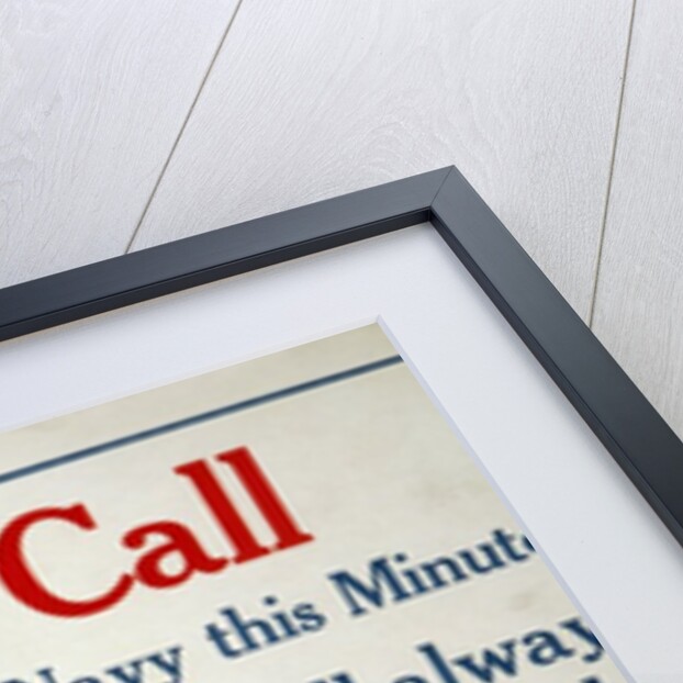 First Call poster by James Montgomery Flagg