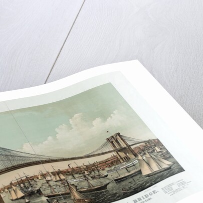 The Great East River Suspension Bridge by Currier & Ives
