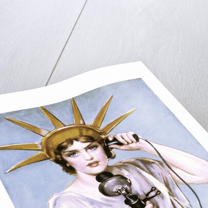 Statue of Liberty poster by Z.P. Nikolaki