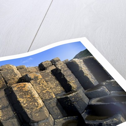 Columnar basalt at Giant's Causeway by Anonymous